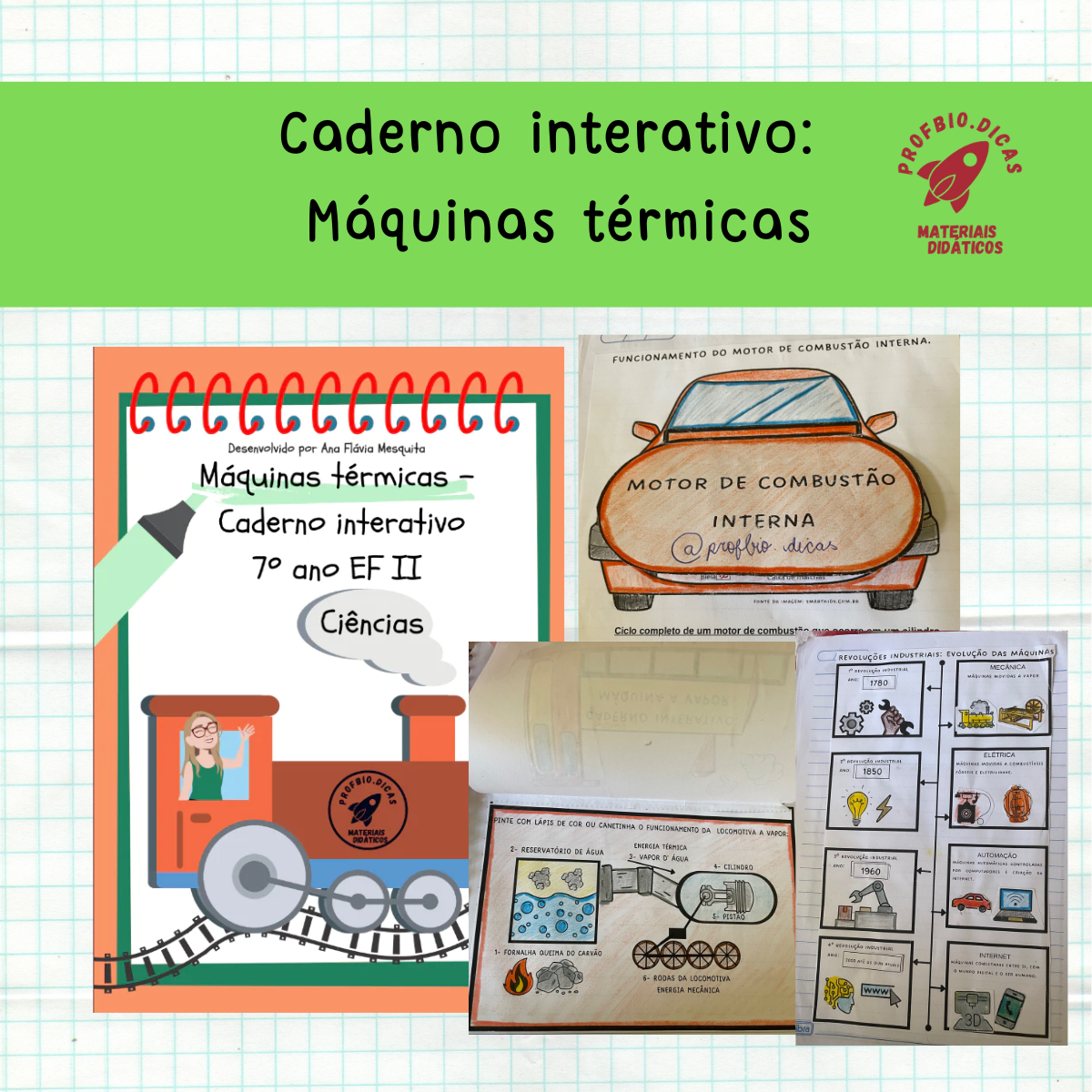 Máquinas Térmicas – Caderno Interativo - Lojinha de Atividades